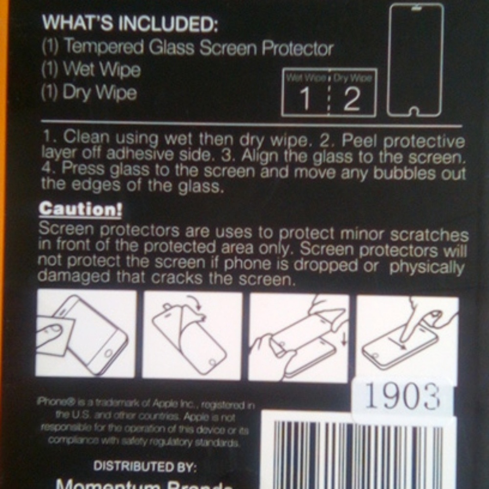 Screen protector for cellphone - Picture 2 of 2